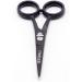 STONLI 4.5 Beard & Moustache Scissors - Stainless Steel Trimming Scissors for Nose, Eyebrows & Ear Hair (Black) - Buy Online on SooperMarket.com