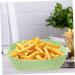 Cabilock Air Fryer Pan Air Fryer Silicone Liner Non-Stick Silicone Pot Reusable Square Cooking Pot Green 24X19.5X5CM - Buy Online on SooperMarket.com