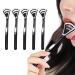Visiblurry tongue scraper 5 pieces of cleaning scraps for the tongue healthy oral hygiene cleaning brushes for adults children healthy oral care help to reduce bad breath
