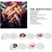 Shiny Decorative Manicure Charms with Artificial Pearls DIY Nail Art Portable Storage Box for Professional Salon or DIY Manicures - Buy Online on SooperMarket.com