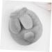 Menstrual Relief Bag Portable Hand Warmers Hand Warm Pouch Plush Toys Warm Water Bag Outdoor Hand Warmer Detachable Hot Water Bag Outdoor Hot Water Pouch With Cover Grey 18x14x4cm - Buy Online on SooperMarket.com