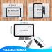 5X Magnifying Glass with LED Light Lighted Magnifying Glass with 48 LED Cold&Warm Light(3Modes) Handheld Rectangle Magnifier Glass for Reading and Close Working Gift for Low Vision and Seniors - Buy Online on SooperMarket.com