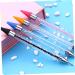 DOITOOL 6 Pcs Rhinestones Picker Head Diy Jewel Picker Nail Beads Wax Head Rhinestone Studs Picker Beads Picker Head Nail Diamond Picker Wax Pen Tips Crystal Picker Tips Double Head Pink - Buy Online on SooperMarket.com