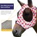 Harrison Howard Fly Mask - Stretchy Breathable UV Protection Full View Eye Opening & Ventilated Ear Protection - Medium Size - Buy Online on SooperMarket.com