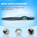 PCSSole Orthopedic Insoles for Flat Feet & Plantar Fasciitis | Comfort Shoe Inserts for Men & Women | EU35-36 (23cm) - Black - Buy Online on SooperMarket.com