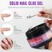 Solid Nail Glue Gel for False Nail Tips - Super Strong Long Lasting UV Cured | 15g - Ideal for Acrylic Nails Art & Press On Nails at Home - Buy Online on SooperMarket.com