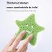 Toseky Kids Bath Sponge | Soft Baby Body Wash Scrubber Wood Pulp Sponge | Shower Sponge Dead Skin Remover Cute Shower Brush Bath Supplies for Toddler Kids Baby Green - Buy Online on SooperMarket.com
