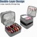 Movstriker Nail Polish Organiser Bag Double Layer Nail Varnish Storage Holds 30 Bottles and A Nail Lamp Traveling Nail Polish Storage Case Portable Nail Lipstick Beauty Tools Box(Grey) - Buy Online on SooperMarket.com