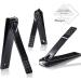 Manicure Set Nail Set Nail Clipper Kit Professional - Stainless Steel Pedicure Set Nail Grooming Kit of 15pcs with Case for Travel (Black/Red) - Buy Online on SooperMarket.com