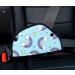 Kids Seatbelt Adjuster & Travel Pillow - Rainbow Pattern | Neck Support & Shoulder Pad for Car Seat & Pushchair - Buy Online on SooperMarket.com