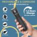 VIKICON Electric Ball Shaver for Men - Ceramic Blade Groomer, IPX7 Waterproof, USB Type-C Charging - Buy Online on SooperMarket.com