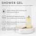 Durance Cotton Extract Marseille Shower Gel 750ml - Body Wash With Almond & Olive Oils - Gently Cleanses Hydrates & Softens Skin - Vegan Friendly - Buy Online on SooperMarket.com