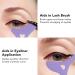 Eyeliner Aid Wing Tips Eyeliner Stencils Reusable Silicone Eye Makeup Tool with Cream Applicator for Eye Shadow Mascara Drawing(Purple) - Buy Online on SooperMarket.com