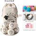 Organic XL Wool Dryer Balls - 6 Pack Sheep Pattern | Cute Fabric Softener | Shorten Drying Time | Reusable Laundry Essential - Buy Online on SooperMarket.com