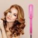 Titanium Hair Crimping Iron with 5 Heat Settings for Fluffy Hairstyles - UK Plug Rosy - Buy Online on SooperMarket.com
