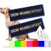 Customizable 2 Pcs P24S K9 Dog Harness with Velcro Stickers - Personalize for Medium & Large Dogs - Large Blue - Buy Online on SooperMarket.com