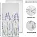 Blueangle Watercolor Lavender Print Hand Towels - Set of 2, 14.4 x 28.3 inches - Decorative Guest Towels for Bathroom, Spa, Gym - Buy Online on SooperMarket.com