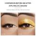 Liquid Gold Glitter Eyeshadow | Long-Lasting Metallic Shine for Halloween & Christmas Party Makeup - Buy Online on SooperMarket.com