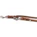 Premium Double Linen Dog Leash for Small & Large Dogs - Adjustable 3.50m x 8mm in Cognac - International Shipping Available - Buy Online on SooperMarket.com