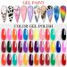 Saviland 36 Colors Gel Paint Nail Art Kit - French Ombre Spring Color Gel Polish Set with 15 Painting Brushes for DIY Nail Design & Salon Manicure - Buy Online on SooperMarket.com
