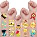 Partywind 60 PCS Metallic Glitter Graduation Temporary Tattoos for Party Supplies  Graduation Tattoo Stickers for Boys and Girls  Grad Congratulations Decoration Gifts (5 Sheets)