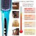 Enhanced Negative Ion Hair Straightener Brush - 30s Fast Heat-Up, 16 Temp Settings, MCH Heated, Ceramic Straightening Comb - Anti-Scald Technology - Ideal for Various Hair Types - Buy Online on SooperMarket.com