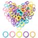 Hanyoushengvance Baby Hair Ties 120 PCS Elastic Hair Bands Small Hair Ties  Mini Seamless Toddler Hair Bands  Soft Hair Elastics Ponytail (5 Colors)