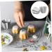 ABOOFAN 4 Pcs Octagonal Cake Mold DIY Cupcake Baking Mold Cake Mold Aluminum Alloy 3D Ring Dessert - Buy Online on SooperMarket.com