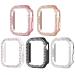 Surace 45mm Case Compatible with Apple Watch 8 & 7 Case Bling Cover Diamond Bumper Protective Case Replacement for Apple Watch Series 8 Series 7 45mm 5 Packs Rose Gold/Pink/Black/Silver/Clear Rose Gold/Pink/Black/Silver/Clear Series 7/8 45mm