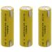 3x Exell A Size 1.2V 1400mAh NiCD Rechargeable Batteries with Tabs for high power static applications (Telecoms UPS and Smart grid) electric mopeds meters radios RC devices electric tools