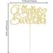 1Pc Happy Sweet 16 Cake Topper Glitter 16th Birthday Cake Pick for Cheers to 16 Years Old 16th Birthday Party Cake Decorations Supplies Gold Gold 2 - Buy Online on SooperMarket.com