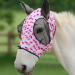 Harrison Howard fly mask stretchy breathable UV protection with an eye opening made of network for full view and ventilated ear protection officer winding points size M medium braiding points