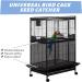 Adjustable Bird Cage Seed Catcher - Large Soft Mesh Skirt for Round & Square Cages - Buy Online on SooperMarket.com