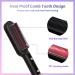 VKK Hair Straightener Brush - Fast Heating Smoothing Brush with 5 Temp Settings & Scalding Protection | Professional Hair Styling Tool - Black - Buy Online on SooperMarket.com