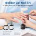 Modelones Builder Nail Gel Kit Clear Builder Gel with Mini Nail Lamp& Nail Forms Set Hard Gel Builder for Nails Extension Strengthener Base Gel in a Bottle Nail Art Manicure - Buy Online on SooperMarket.com