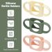 3 Pack Bottle Handles for Dr. Brown Baby Bottles - Non-Slip Easy Grip Silicone - BPA-Free & Dishwasher Safe - Milk White Green Pink - Compatible with Narrow and Wide-Neck Bottles - Buy Online on SooperMarket.com