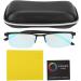 Colored Blindness Glasses Set - Black Frame Case Cloth & Inspection Diagram - International Shipping Available - Buy Online on SooperMarket.com