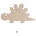 Bo Baby's ONLY - Baby wall lamp - Dino - wall lamp for baby room - night lamp with battery for children's room - FSC quality mark wood lamp - 25000 fuel hours - wall lamp