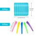 55mm Self Grip Hair Rollers Set - 18 Pieces with Duck Teeth Hair Clips for Women & Men - Buy Online on SooperMarket.com