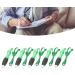 5-Piece Weighted Pens for Hand Tremors | Extra Wide Grip Retractable Fat Pens for Arthritis & Parkinson's - Green - Buy Online on SooperMarket.com