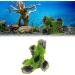 Maonativey Aquarium Harz Cave - Perfect Hideout for Small Fish & Garnelen | Unique Tree Stamm Decor for Aquariums - Buy Online on SooperMarket.com