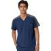 WonderWink W123 Men's Colorblock Top & Cargo Jogger Pant Scrub Set + Badge Reel Navy Large Top / Large Tall Pants - Buy Online on SooperMarket.com