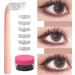 Lower Eyelash Stamp 6Pcs Silicone Bottom Lash Stamp with 1 Mascara Cream & 1 Stamp Natural Lash Extension Kit for Make up Beginners(A) Style 2 - Buy Online on SooperMarket.com