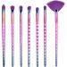 Makeup Brush Set 10pc LaRoc - Make Up Brushes for Blusher Foundation Brush Concealer Brush Eyeliner Eyeshadow Cream & Liquid Make Up Anti-Shedding Bristles - Rainbow Effect - Buy Online on SooperMarket.com