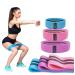 Islero Fitness EVO Resistance Bands for women with Non Slip Premium Fabric design Pull up Elastic Loops Gym Bands Best for Exercise of Legs Booty Glutes Hips Yoga Home Fitness SOLD AS SINGLE BAND PURPLE L