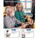 Alecaremed Wrist Blood Pressure Monitor with Adjustable Cuff & Large LCD Display - 198 Reading Memory, Voice Function - Automatic Digital BP Machine for Home Use (Black) - Buy Online on SooperMarket.com