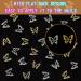20Pcs Alloy Butterfly Nail Charms - 3D Metal Rhinestones for Acrylic Nails | Shiny Crystal Nail Art Gems for DIY Manicure - Women's Nail Decoration Supplies - Buy Online on SooperMarket.com