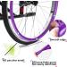 Wheelchair Wheel Covers 1 Pair Wheelchair Cover 24inch Silicone Wheelchair Push Rim Covers Wheelchair Accessories Wheelchair Handrim Covers Non-Slip Wear-Resistant Hand Push Protective Cover Rear Whe 24in Pink - Buy Online on SooperMarket.com