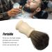 Portable Synthetic Beard Brush with Resin Handle - Effective Beard Cleaning & Shaving Removal Tool for Neck Care - Buy Online on SooperMarket.com