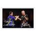 RJR PRINTS Luke Littler & Raymond Van Barneveld World Darts Signed Photo 6" x 4" Pre-Printed Autograph Gift
